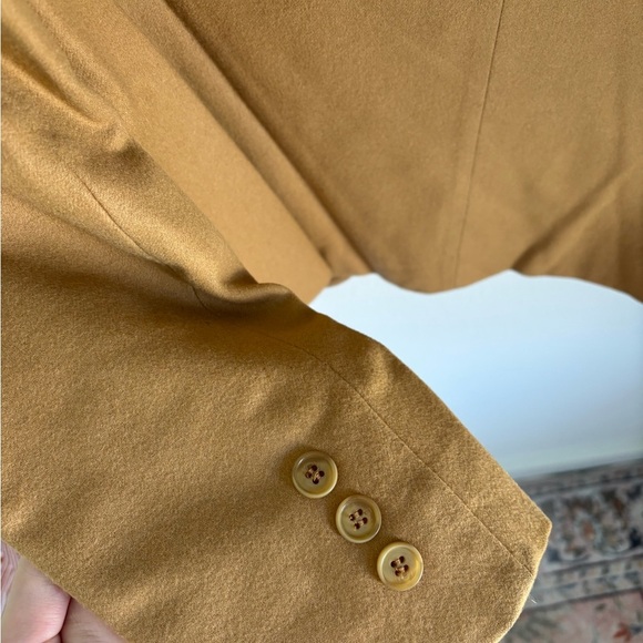 Pendleton 100% Virgin Wool Camel Blazer Jacket Women’s Vintage USA Made size M - Picture 8 of 10